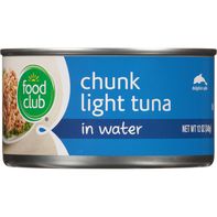Food Club Light Tuna In Water, Chunk