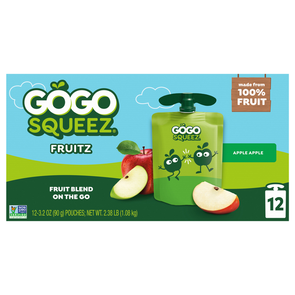 GoGo Squeez Puré de Manzana y Compota de Manzana