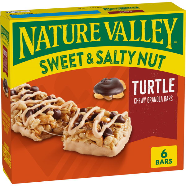 Barres de granola Nature Valley Turtle sucrées et salées aux noix
