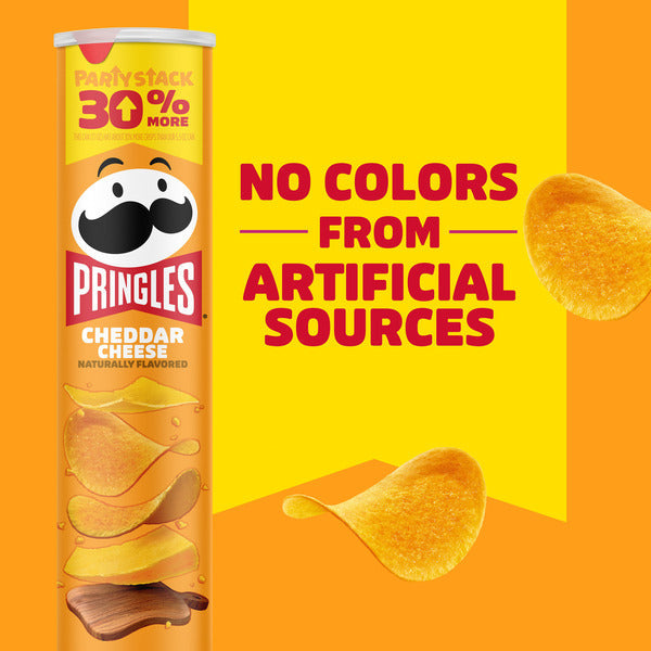 Pringles Cheddar Cheese Potato Crisps - 7.1 oz