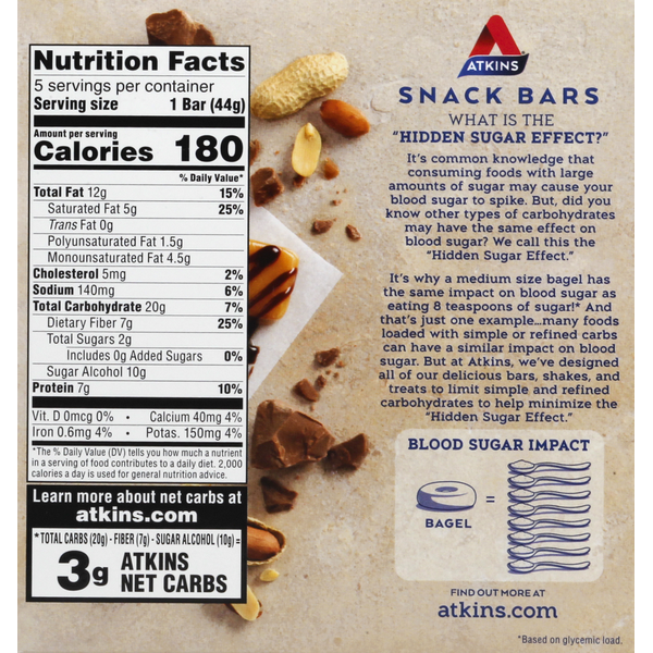 Atkins Snack Bar - Caramel Chocolate Nut Roll