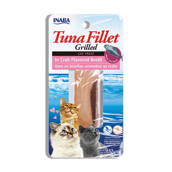 INABA Premium Hand-Cut Grilled Tuna Fillet Cat Treats