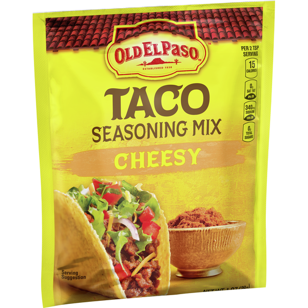 Old El Paso Mezcla de Sazonador de Tacos con Queso
