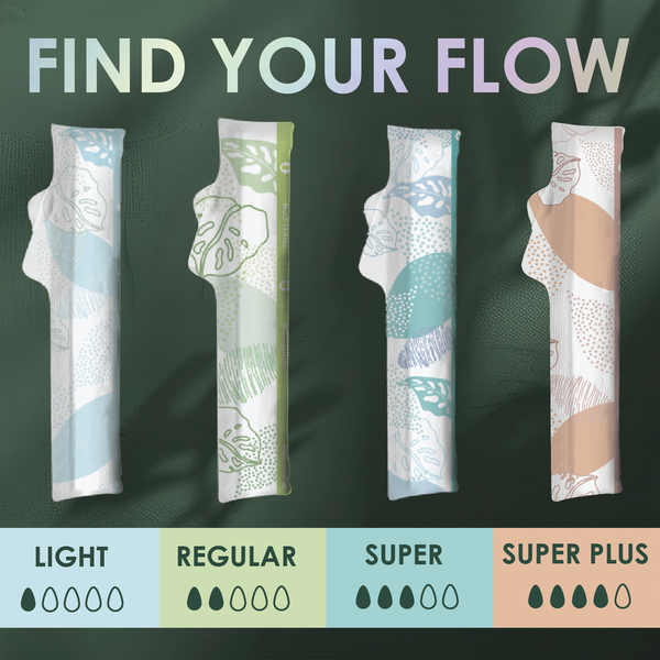 L. Organic Cotton Tampons - Super Absorbency with BPA-free Applicator