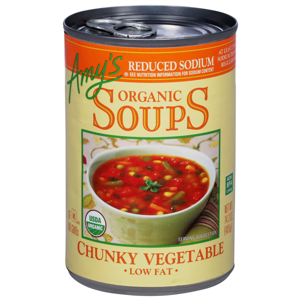 Sopas de Verduras Orgánicas Bajas en Grasa de Amy's Kitchen