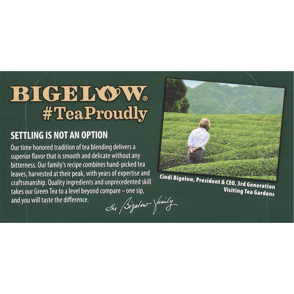 Bigelow Green Tea with Peach - Premium Tea Bags