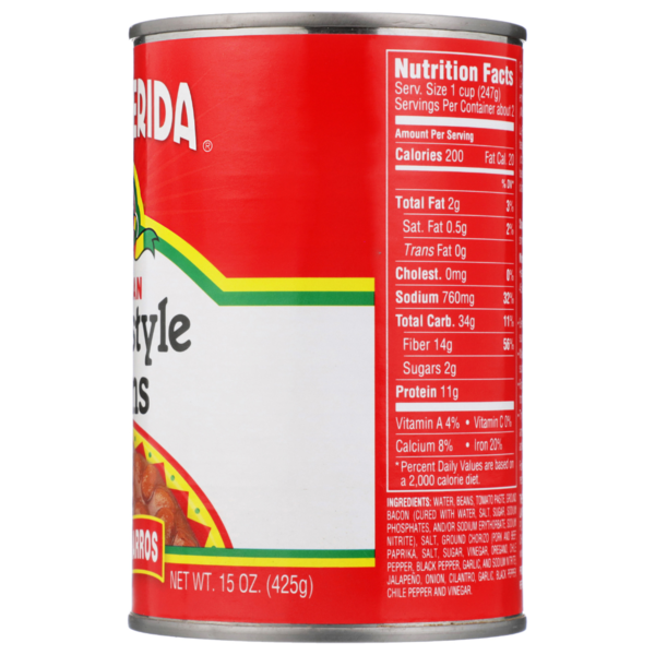 La Preferida Haricots Mexicains à l'Homestyle, Frijoles Charros