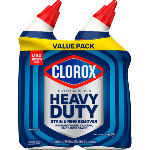 Limpiador de inodoros Clorox, removedor de manchas de alta resistencia, sin blanqueador