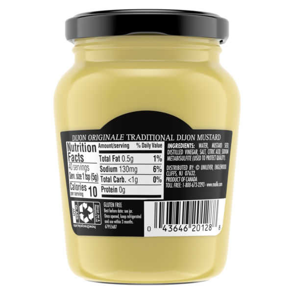 Moutarde de Dijon Maille Originale - Saveur Française Classique
