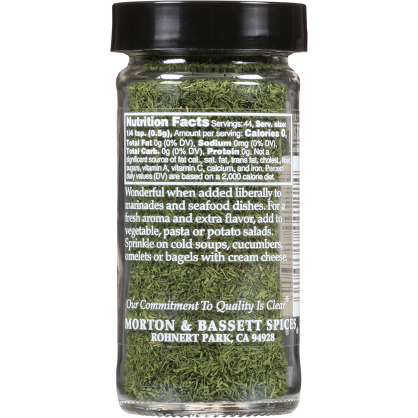 Morton & Bassett Épices Aneth