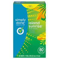 Simply Done Island Sunrise Dryer Sheets