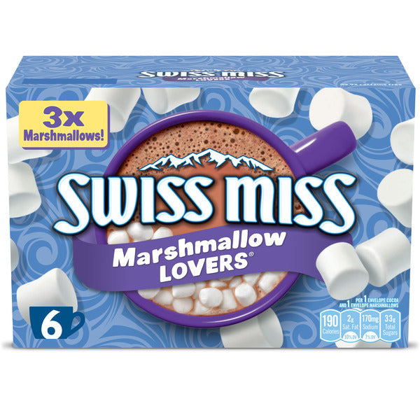 Mélange de chocolat chaud Swiss Miss pour les amateurs de guimauve