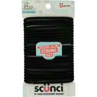 gomas para el cabello gruesas scünci - sujeción fuerte todo el día