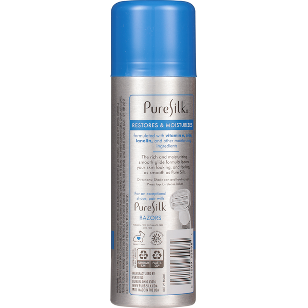Pure Silk Shave Cream for Dry Skin Therapy