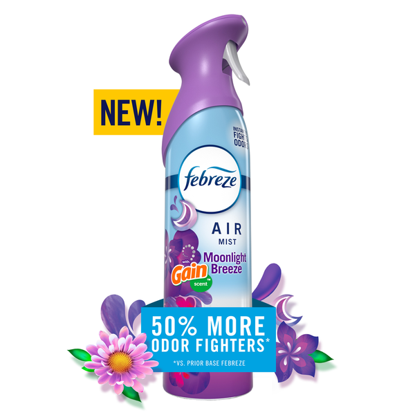Spray désodorisant Febreze Air Mist - Gain Moonlight Breeze