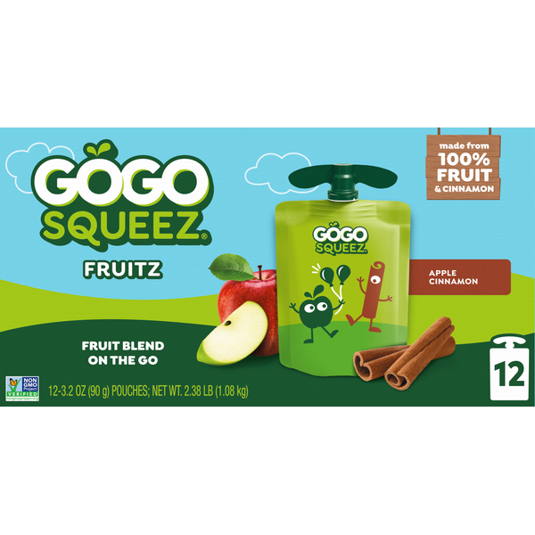 GoGo Squeez Pomme Cannelle Fruitz