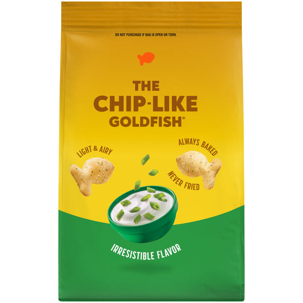 Snacks cuits Pepperidge Farm Goldfish à la crème sure et à l'oignon