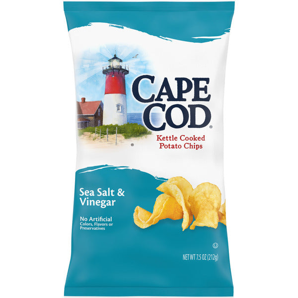 Papas fritas Cape Cod con sal marina y vinagre