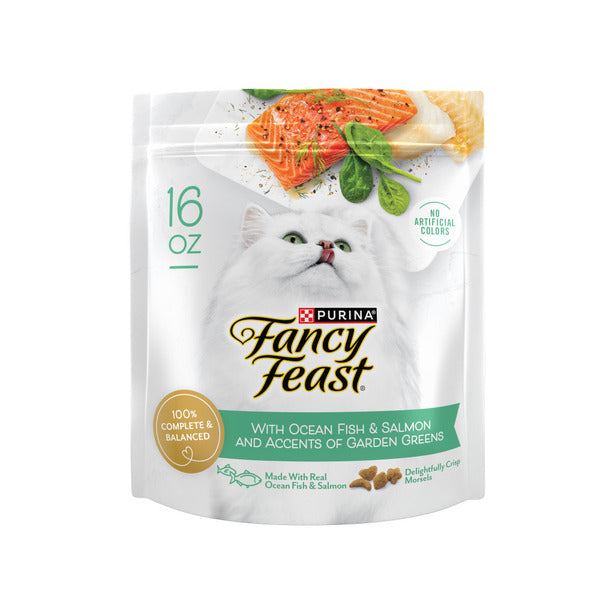 Purina Fancy Feast Dry Cat Food with Ocean Fish & Salmon