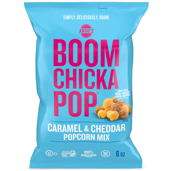 Mélange de Popcorn Caramel & Cheddar d'Angie BOOMCHICKAPOP