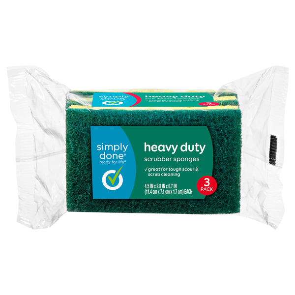 Simply Done Heavy Duty Scrubber Sponges