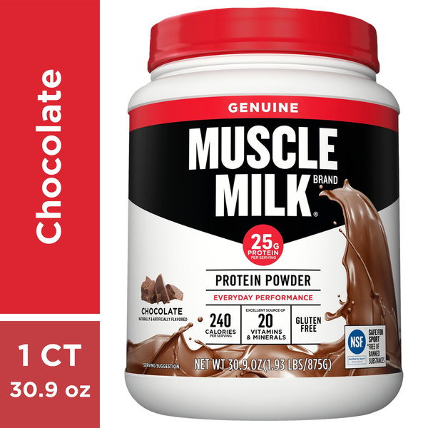 MUSCLE MILK Mezcla de Bebida en Polvo de Chocolate