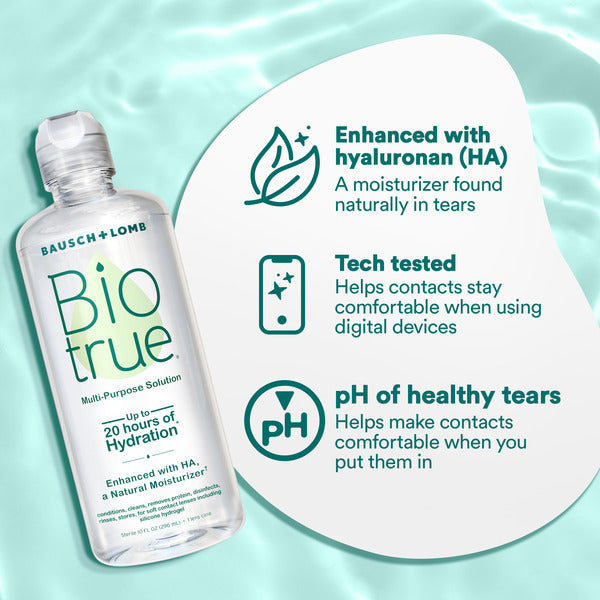 Solución para lentes de contacto multiusos Bausch & Lomb