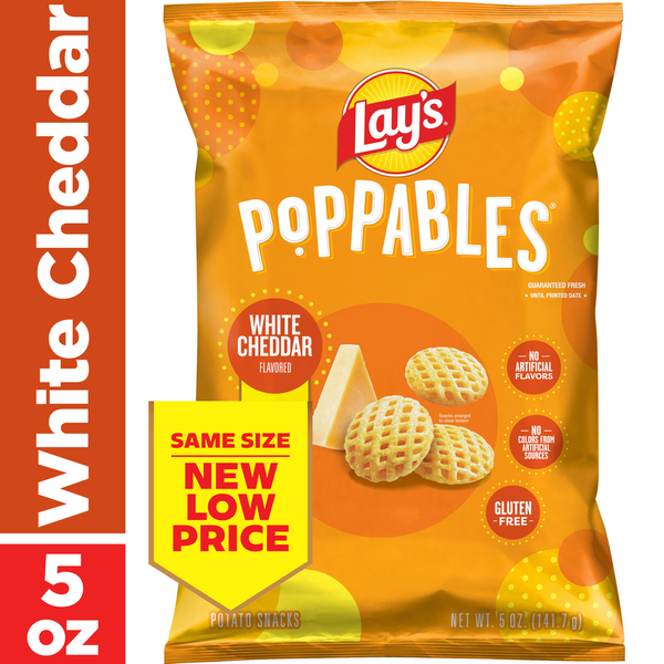 Chips de pomme de terre aromatisés au cheddar blanc Lay's