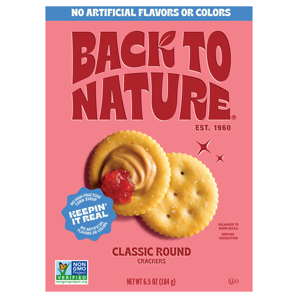 Back to Nature Round Classic Crackers