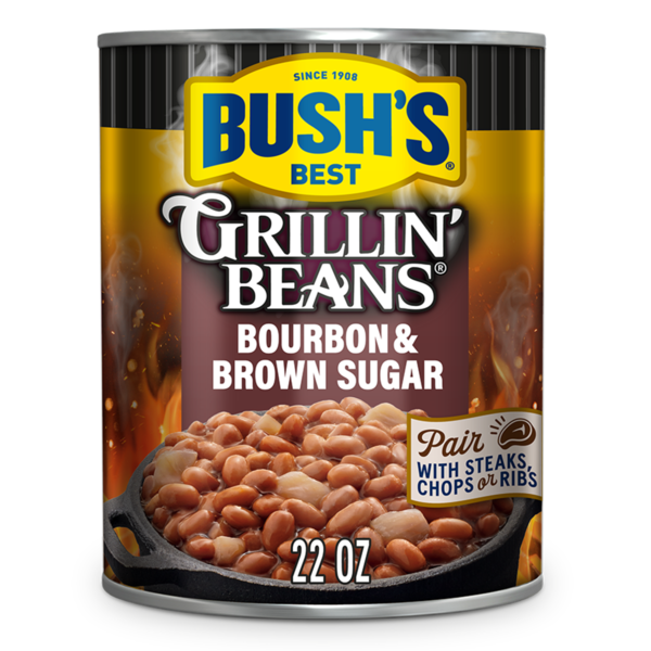 Frijoles Grillados Bourbon y Azúcar Moreno de Bush's Best