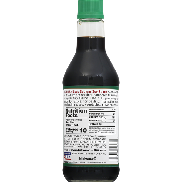Sauce Soja Kikkoman Moins Salée