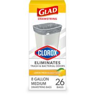 Glad Medium Drawstring Trash Bags with Clorox Freshness