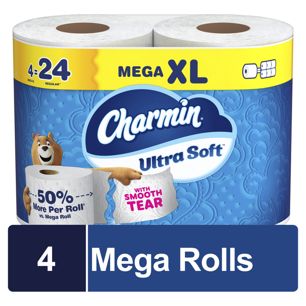 Charmin Ultra Soft Toilet Paper - Mega XL Rolls