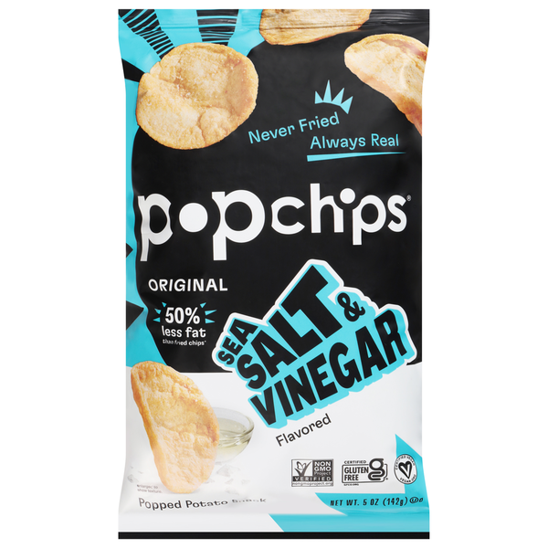 popchips Original Popped Sea Salt & Vinegar Potato Snack