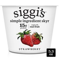 Yogur Islandés de Fresa Sin Grasa Siggi's