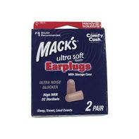 Bouchons d'oreilles en mousse Mack's pour le confort et la réduction du bruit