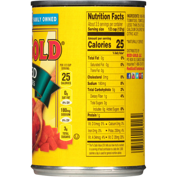 Tomates Diced Red Gold - Calidad Premium