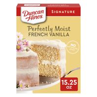 Mélange à gâteau Duncan Hines Signature Parfaitement Moelleux Vanille Française