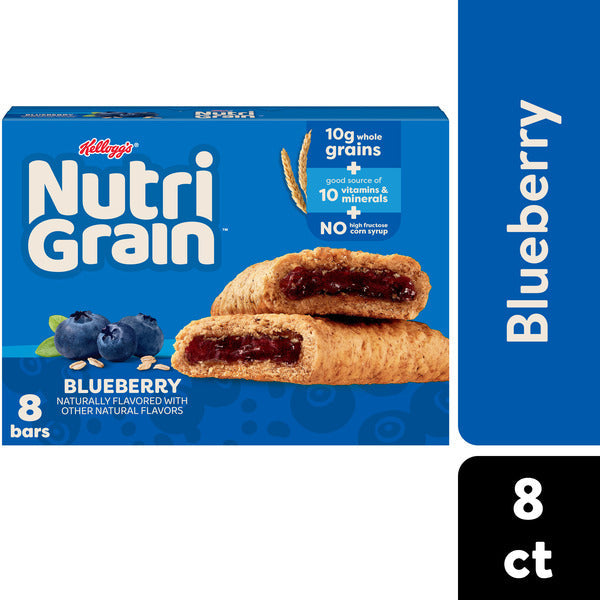 Kellogg’s Nutri-Grain Blueberry Breakfast Bars - 8 Count