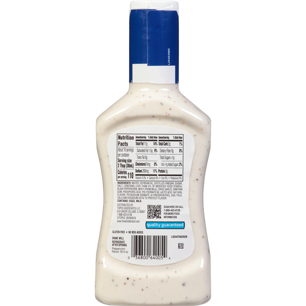 Vinaigrette Ranch au Poivre Food Club