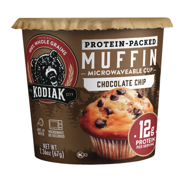 Muffin en Taza de Chocolate con Chips de Kodiak Cakes