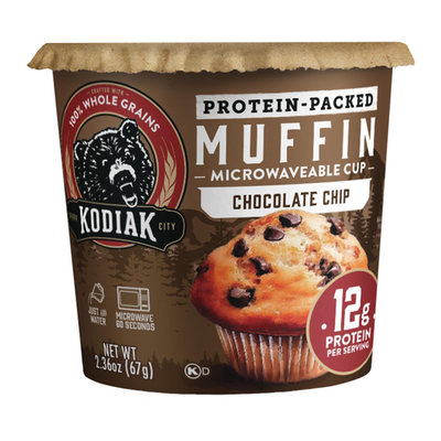 Muffin en tasse aux pépites de chocolat Kodiak Cakes