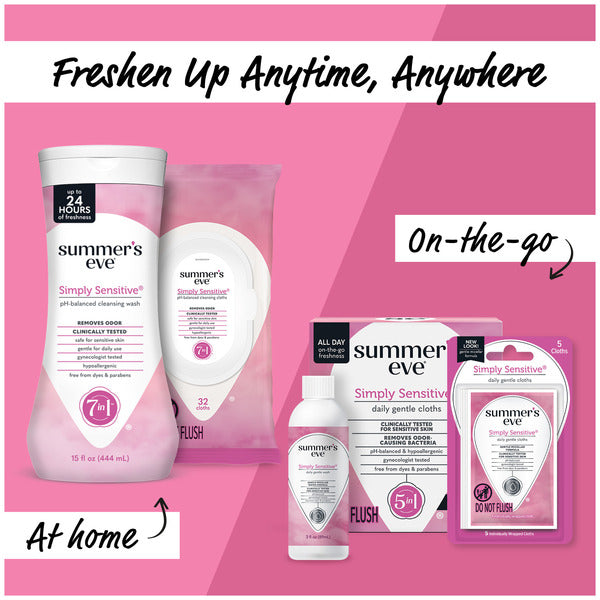 Summer's Eve Simply Sensitive Feminine Cleansing Wash