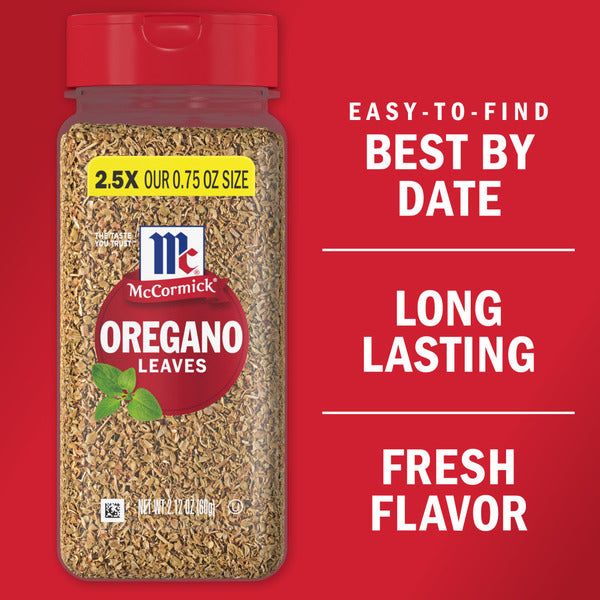 McCormick Oregano Leaves - Premium Culinary Herb