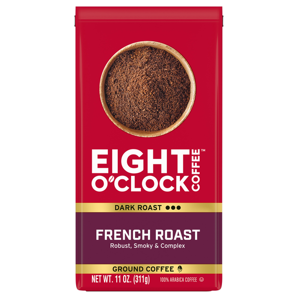 Café moulu Eight O’Clock Dark Roast French Roast