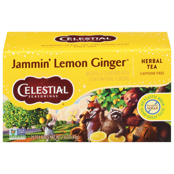 Celestial Seasonings Jammin Lemon Ginger Herbal Tea