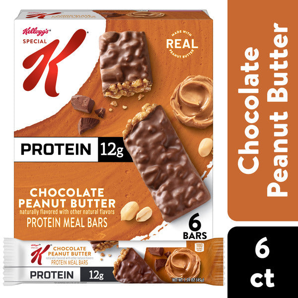 Barras de Proteína de Chocolate y Mantequilla de Maní Special K
