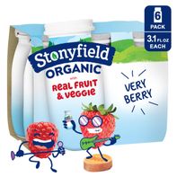 Smoothies au yaourt faible en matières grasses biologique Stonyfield