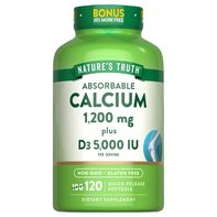 Nature's Truth Calcium 1200 mg with Vitamin D3