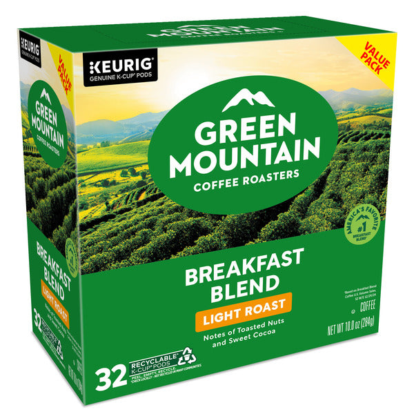 Cápsulas K-Cup de la Mezcla de Desayuno de Green Mountain Coffee Roasters
